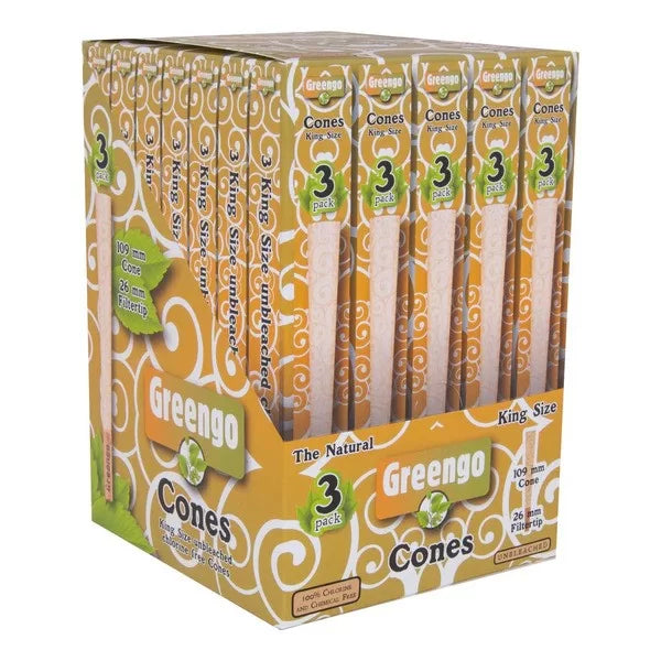 Greengo Cones 109mm kingsize - 3 pack